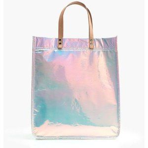 J.Crew Pink Iridescent Tote Bag